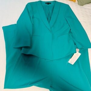 Premise Vibrant Teal Pantsuit